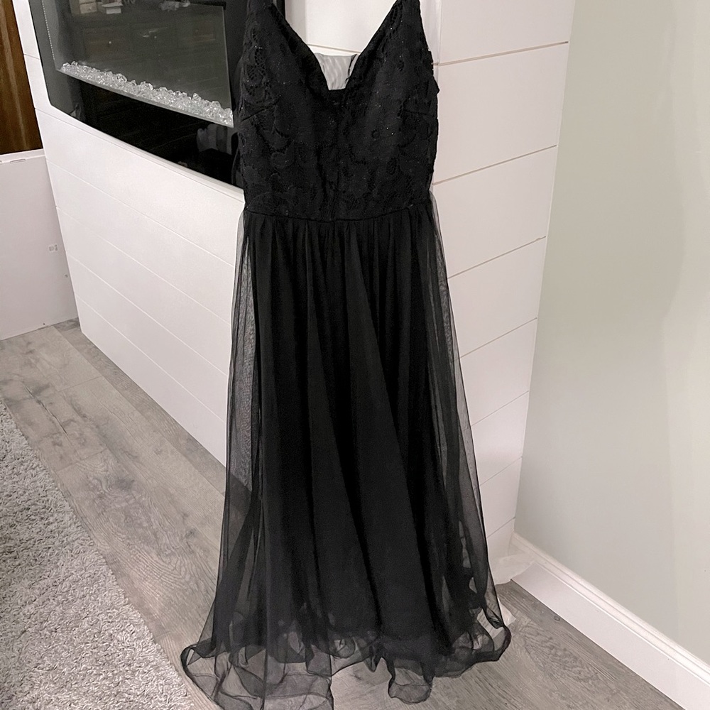 Black formal dress